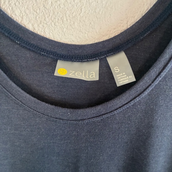 Zella Gwen Sleeveless Knit Jumpsuit Small | Modern Minimalist Work or Casual - Picture 3 of 4